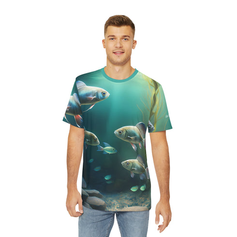 School of Fish Short Sleeve Rash Guard UPF 50+